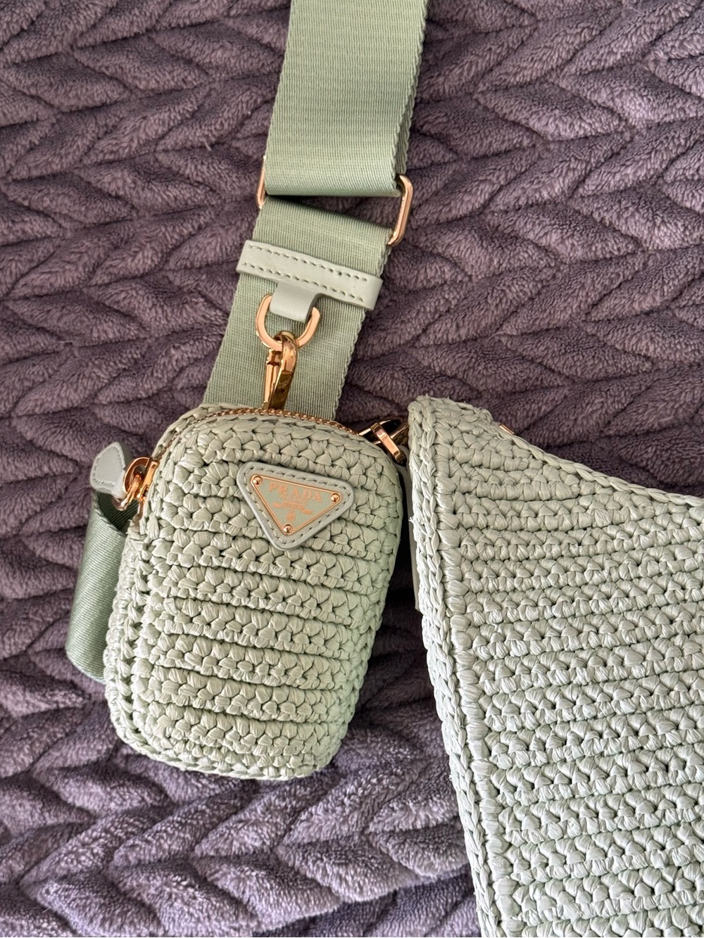 NWOT Prada Raffia Re Edition - Picture 8 of 8
